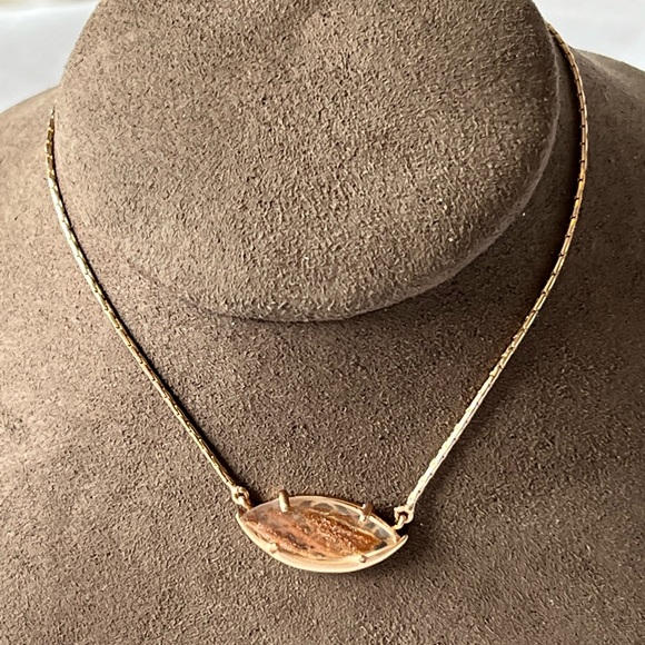 Kendra Scott Jewelry - NWT Kendra Scott Meghan Necklace Gold Dusted Rose Gold GORGEOUS Adjustable!